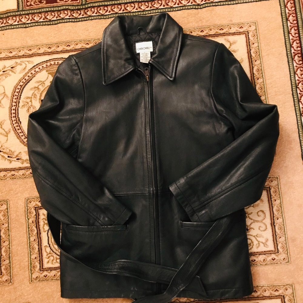 Leather jackej